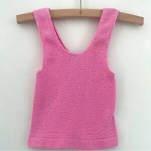 Free people movement pink stretch top
